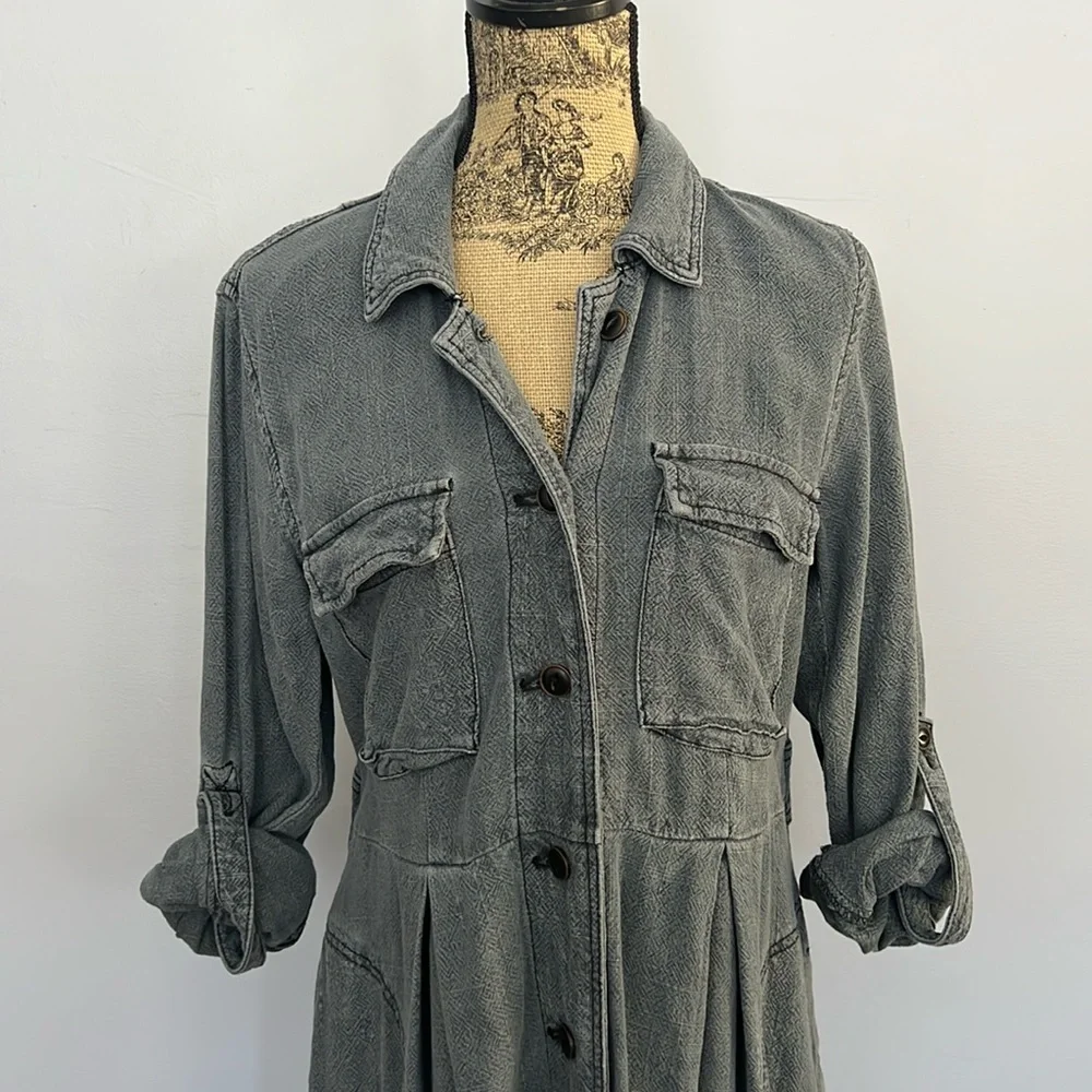 Free People Linen Duster